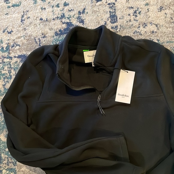 Goodfellow size medium black, pullover fleece - Picture 2 of 8